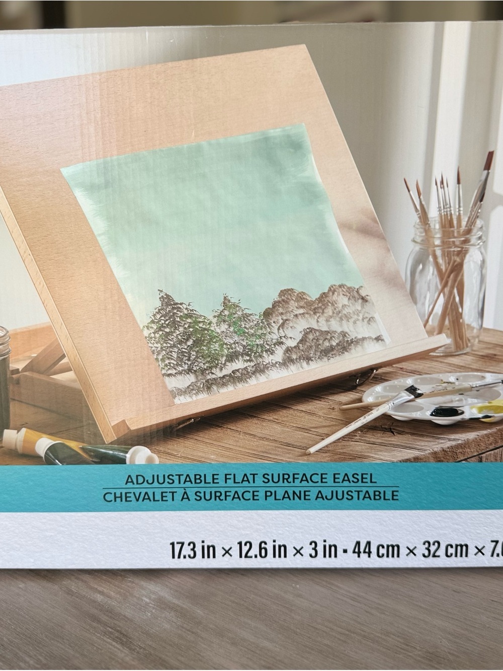 Adjustable Flat Surface Wood Table Easel by Artist's Loft® new